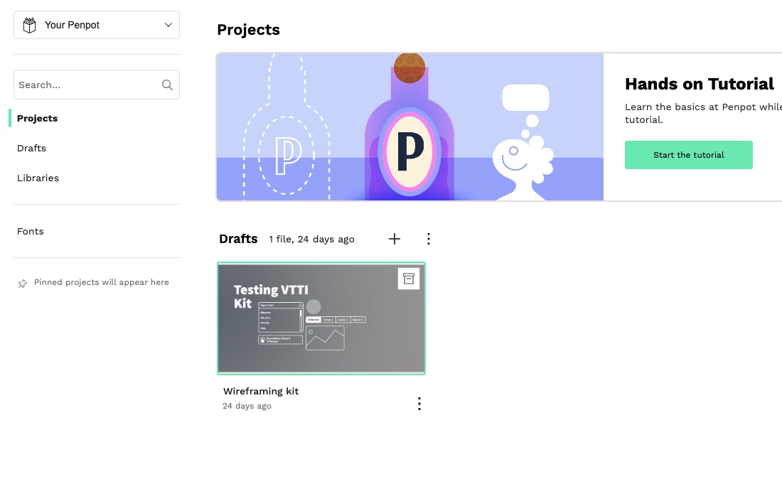 Penpot screenshot